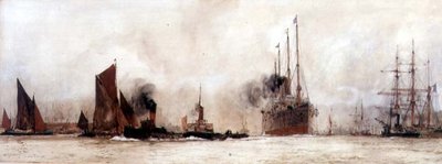 Sul Tamigi, Gravesend da Charles Edward Dixon