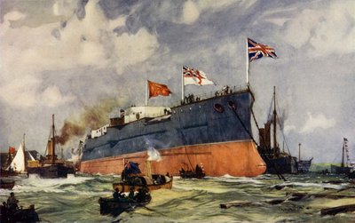 Il Varo del London a Portsmouth da Charles Edward Dixon