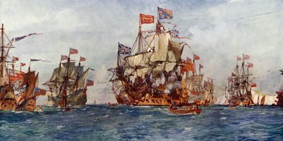Il ritorno a casa di Carlo II da Charles Edward Dixon