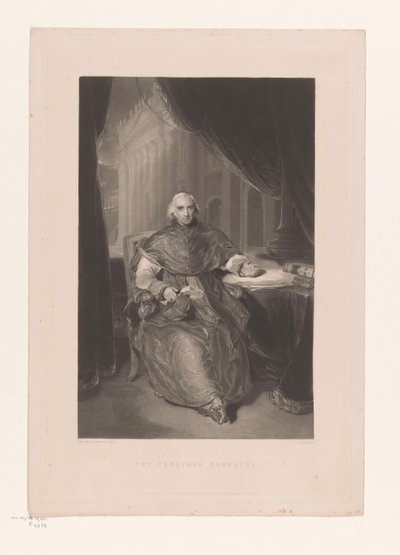 Ritratto di Ercole Consalvi da Charles Edward Wagstaff