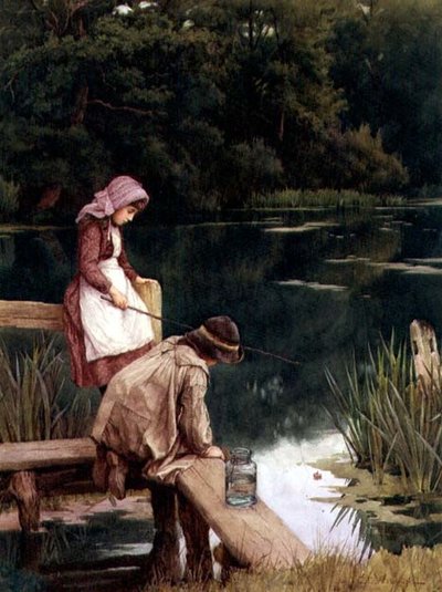 Pescatori rustici da Charles Edward Wilson