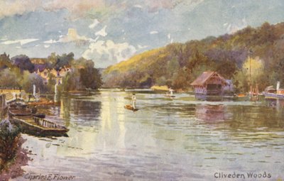 Fiume Tamigi: Cliveden Woods da Charles Edwin Flower