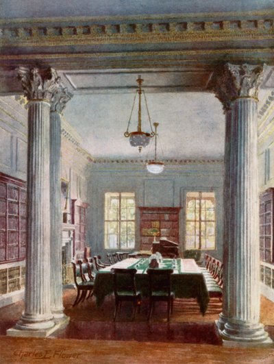 La sala del gabinetto, n. 10 Downing Street da Charles Edwin Flower