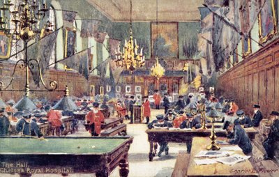 La sala, Chelsea Royal Hospital, Londra da Charles Edwin Flower