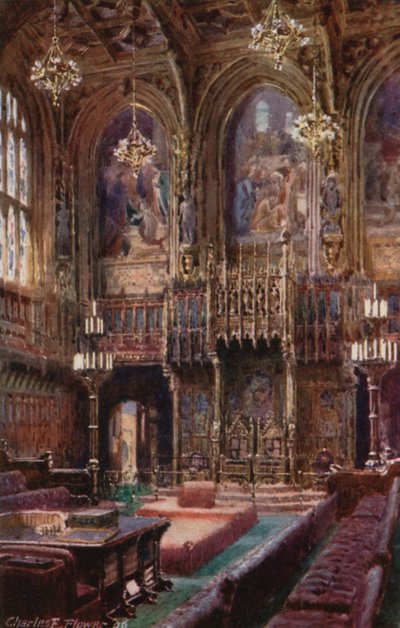 La Camera dei Lord, 1906 da Charles Edwin Flower