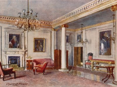 La Sala di Ricevimento, 10 Downing Street, 1906 da Charles Edwin Flower
