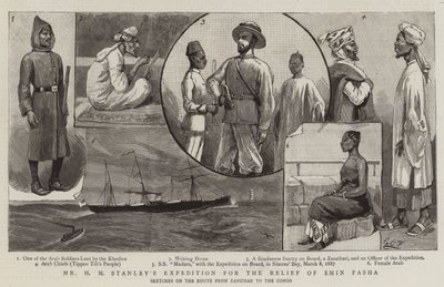 La spedizione di Mr H M Stanley per il soccorso di Emin Pasha da Charles Edwin Fripp