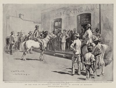Sulla strada per Bulawayo, vendita di cavalli all