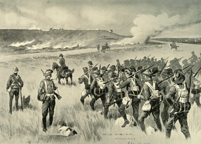 I volontari imperiali della città di Londra a Doornkop il 29 maggio da Charles Edwin Fripp