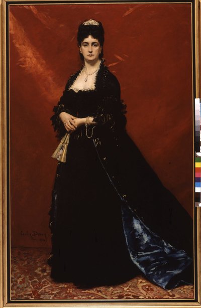 Ritratto di Madame Goldschmidt da Charles Emile Auguste Carolus Duran
