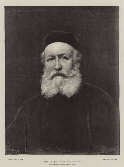 Il Defunto Charles Gounod da Charles Emile Auguste Carolus Duran