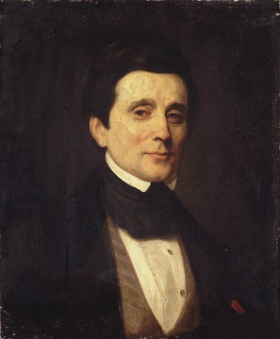 Ritratto di Emile Deschamps da Charles Emile Callande de Champmartin