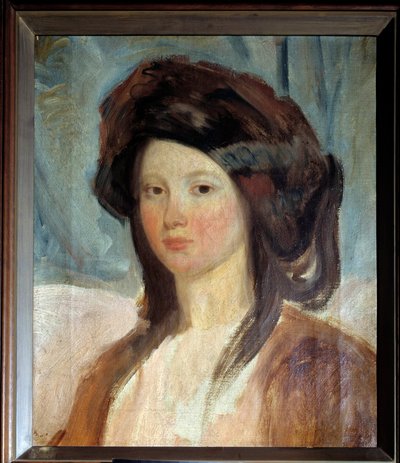 Ritratto di Juliette Drouet, attrice e amante di Victor Hugo da Charles Emile Callande de Champmartin