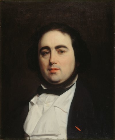 Ritratto dello scrittore Jules Janin 1804-1874, ca 1839 da Charles Emile Callande de Champmartin