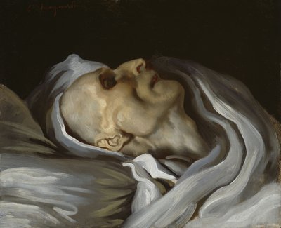 Théodore Géricault sul letto di morte da Charles Emile Callande de Champmartin