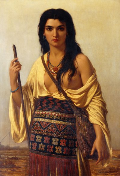 Minnehaha, 1871 da Charles Emile Hippolyte Vernet Lecomte