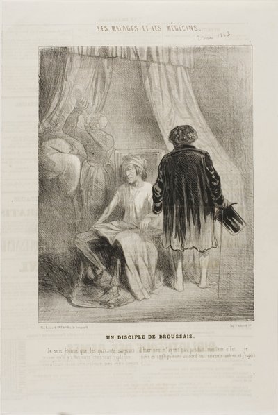 Un seguace di Broussais (tavola 7) da Charles Emile Jacque
