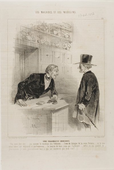 Una farmacia per ogni bisogno (tavola 24) da Charles Emile Jacque