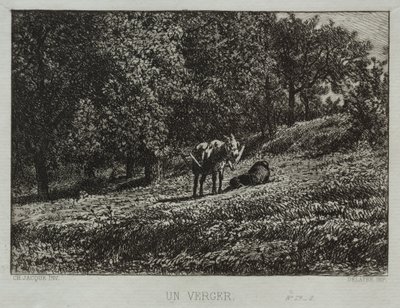 Un frutteto da Charles Emile Jacque