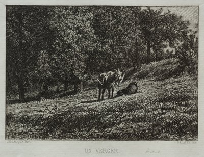 Un frutteto da Charles Emile Jacque