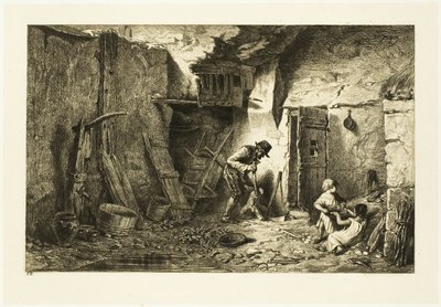 Cortile da Charles Emile Jacque