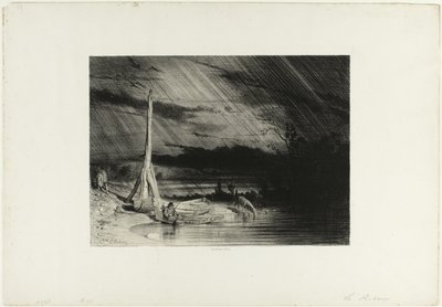 Pescatore da Charles Emile Jacque