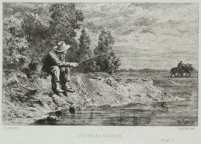 Pesca da Charles Emile Jacque
