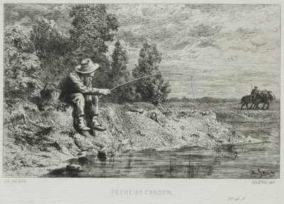 Pesca da Charles Emile Jacque