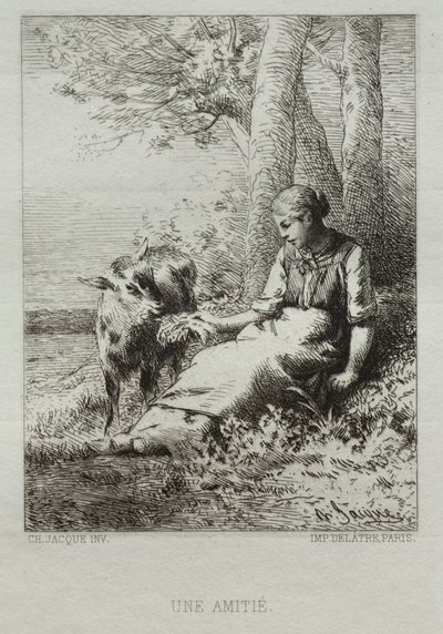 Amicizia da Charles Emile Jacque