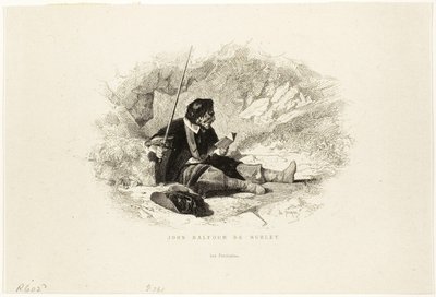 John Balfour de Burley - I Puritani da Charles Emile Jacque