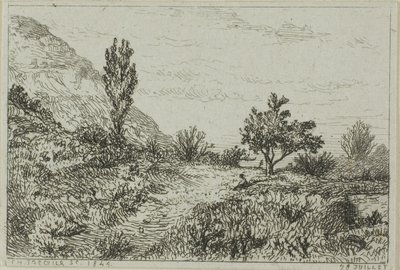 Paesaggio da Charles Emile Jacque