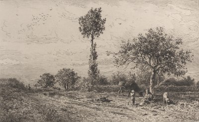 Paesaggio, 1864 da Charles Emile Jacque