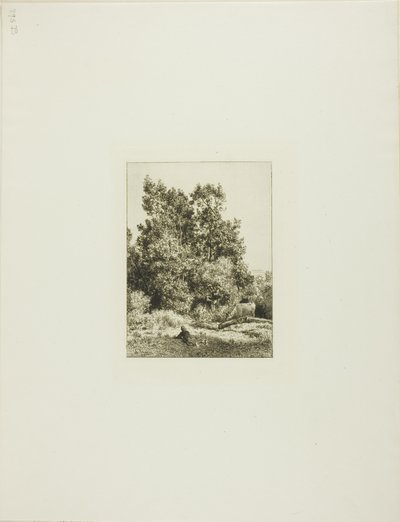 Paesaggio con mandriano da Charles Emile Jacque