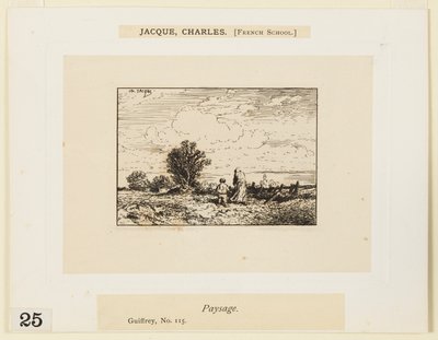 Paesaggio da Charles Emile Jacque