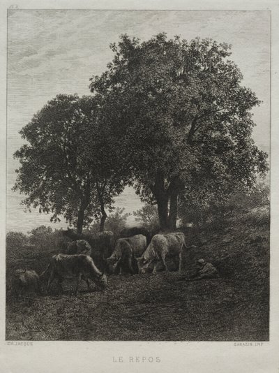 Riposo da Charles Emile Jacque