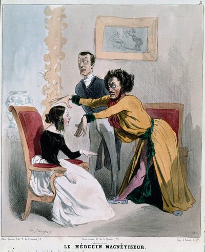 Serie malati e dottori: il medico magnetista da Charles Emile Jacque