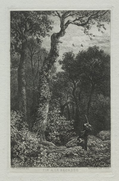 Caccia alla beccaccia da Charles Emile Jacque