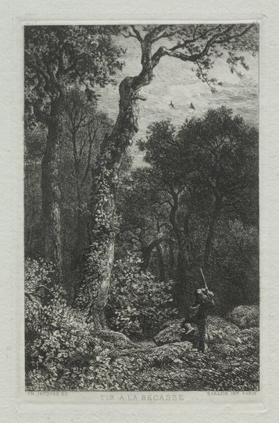 Caccia alla beccaccia da Charles Emile Jacque