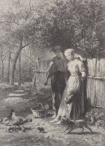 Primavera, 1864 da Charles Emile Jacque