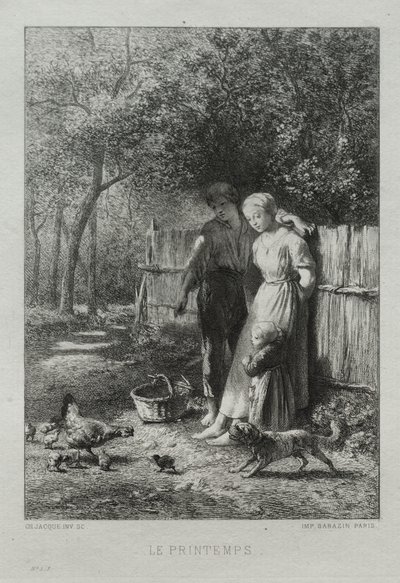 Primavera da Charles Emile Jacque