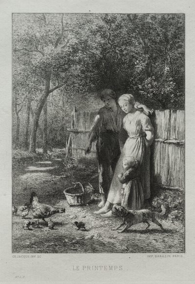 Primavera da Charles Emile Jacque