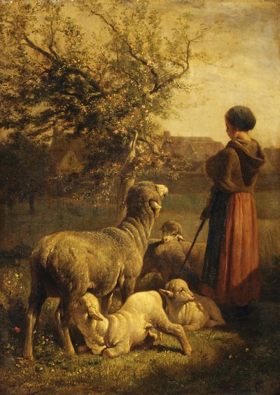 Primavera da Charles Emile Jacque
