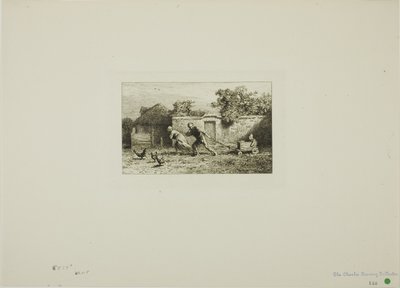La carrozza da Charles Emile Jacque