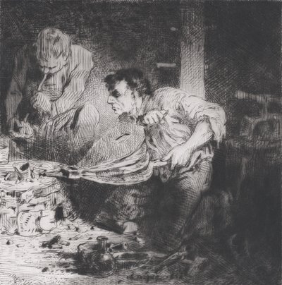 I falsari, 1843 da Charles Emile Jacque