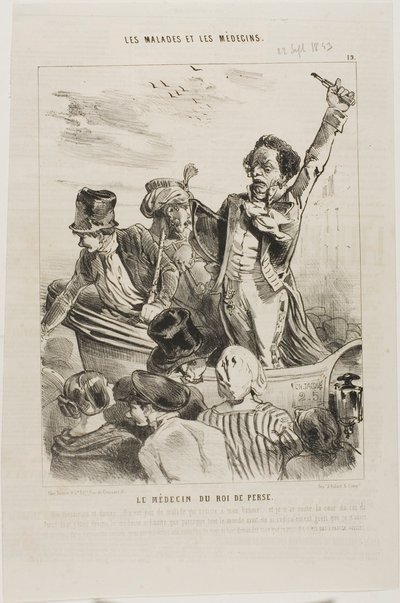 Il medico del re di Persia (tavola 19) da Charles Emile Jacque