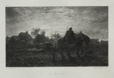 Il mattino da Charles Emile Jacque