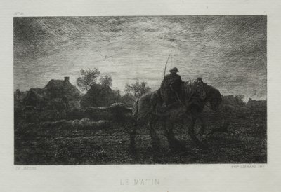 Il mattino da Charles Emile Jacque