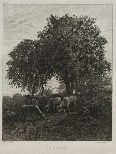 Il riposo da Charles Emile Jacque