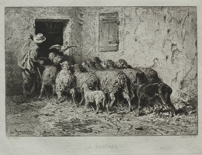 Il ritorno da Charles Emile Jacque
