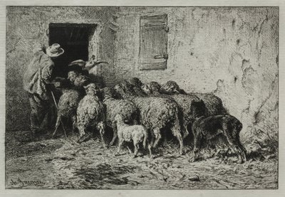 Il ritorno da Charles Emile Jacque